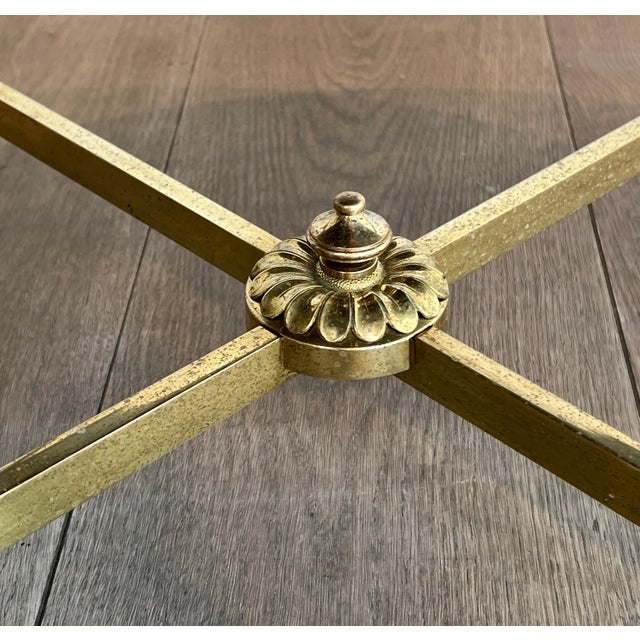 1940s Faux-Antiques Coffee Table with Mirrored Top by Maison Bagués For Sale - Image 10 of 12