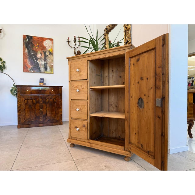 Biedermeier Bread Cupboard For Sale - Image 15 of 17