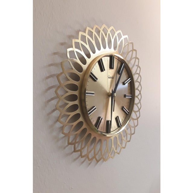 Vintage German Wall Clock, 1980s, in Good conditions. Designed 1980 to 1989