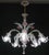 Pretty Murano chandelier, typical classic Venetian. The chandelier has 5 arms that mount 5 e14 light points, European...
