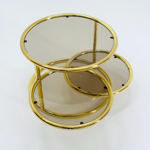 Mid-Century Coffee Table with 3 Swivel Levels by Milo Baughman, Italy, 1970s For Sale - Image 9 of 11