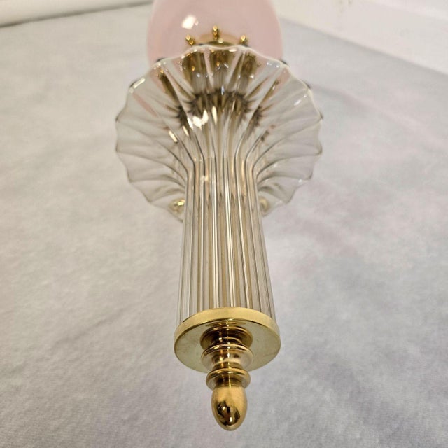 1990s Pair of Pink and Beige Murano Glass Sconces For Sale - Image 12 of 12