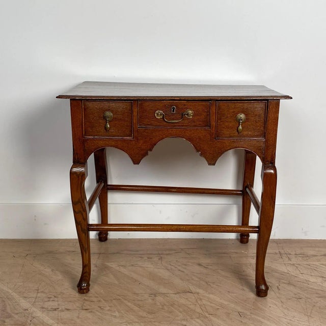 English Georgian Oak Low Boy, Circa 1780 For Sale - Image 9 of 9