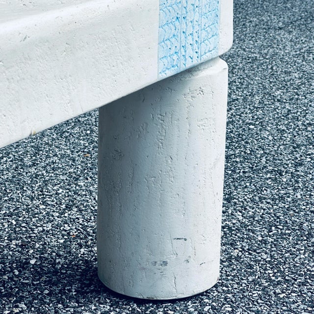 Postmodern Plaster Coffee Table For Sale - Image 9 of 9