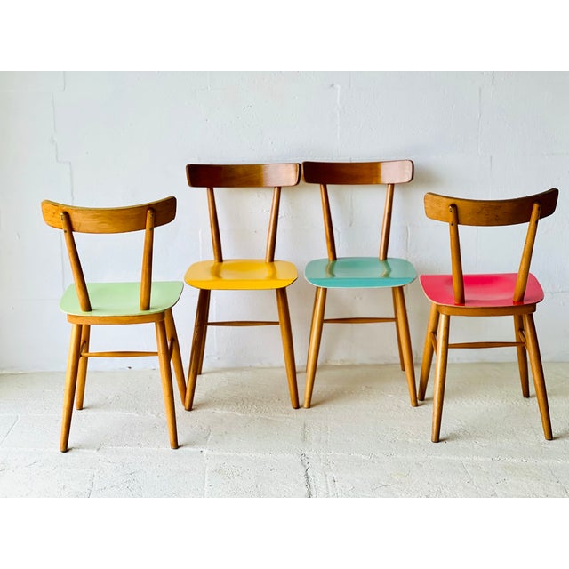 Kitchen Chairs from Ton, 1960s, Set of 4 For Sale - Image 4 of 18