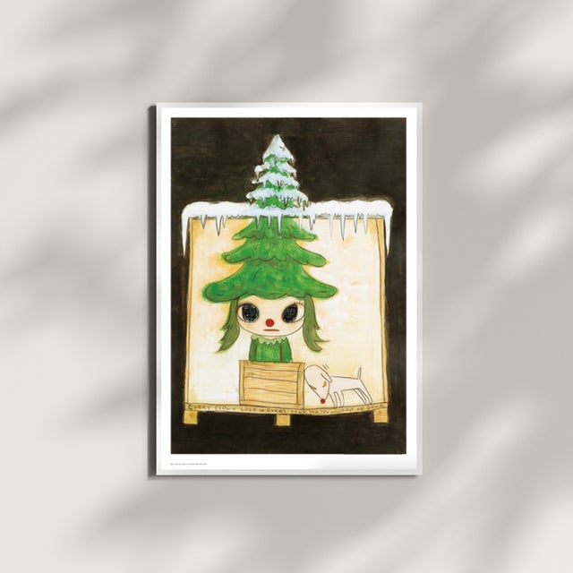 Yoshitomo Nara 奈良美智 Every Clown Lost in Every Town Poster Accompanied by a Certificate of Authenticity Dimension: 28.7 x...