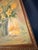 Vintage Daffodil Oil Painting on Grumbacher NY Canvas, Original Mid Century Floral Still Life in Gold Frame, Impressionist...