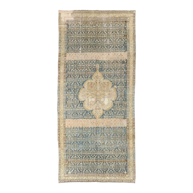 Late 19th Century Antique Persian Malayer Rug - 06'10 X 15'04 For Sale