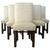 Set of Six Art Deco Dining Chairs With New Upholstery by Lizzo, Italy For Sale - Image 11 of 11
