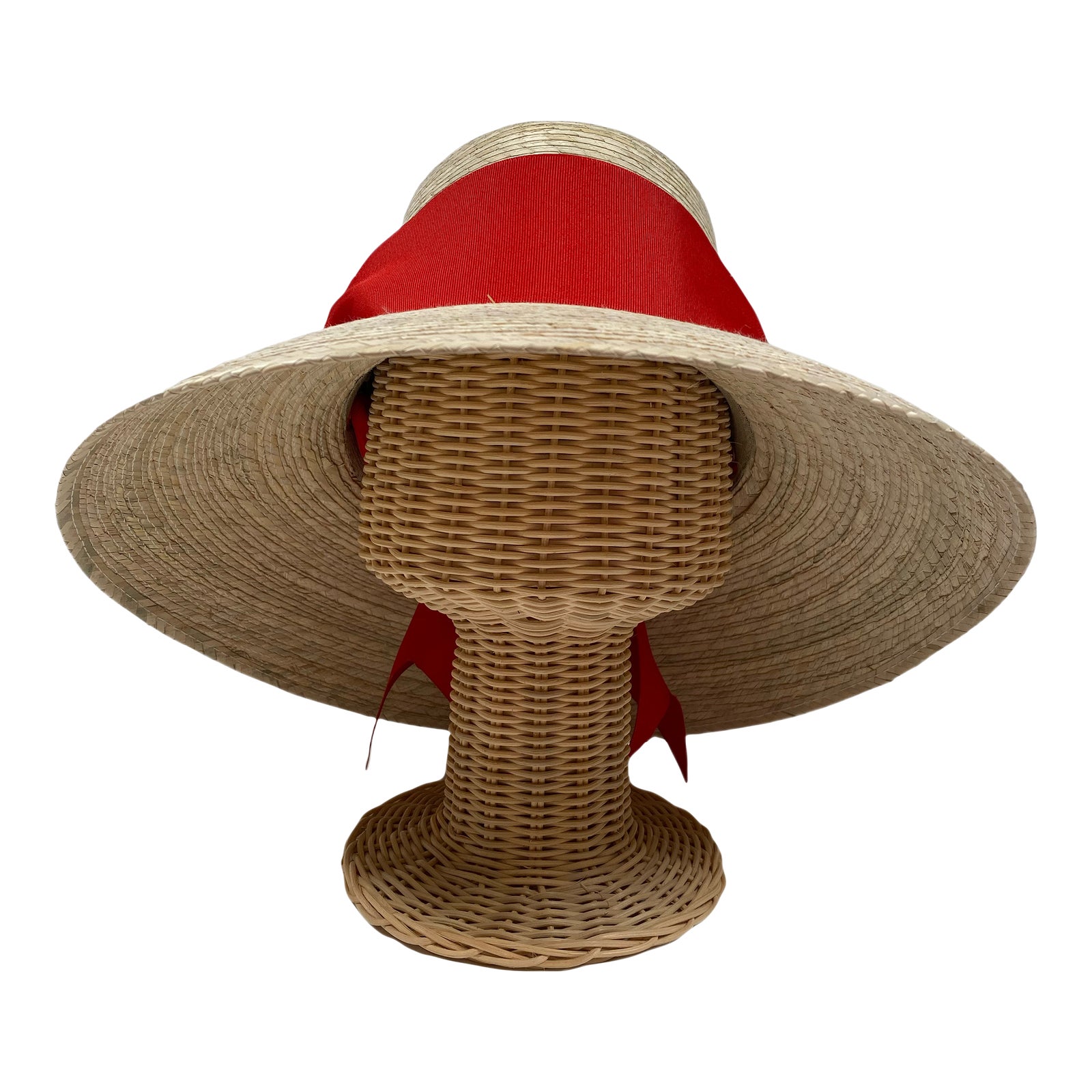 The Wildflower Sun Hat with Red Grosgrain Ribbon Chairish