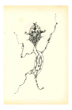 Bruno Capacci, Composition of Diodora, Original Lithograph, 1950s