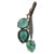 Not Yet Made - Made To Order Vintage Inspired Floral Leaf Brooch Pendant With Emeralds & Diamonds For Sale - Image 5 of 13