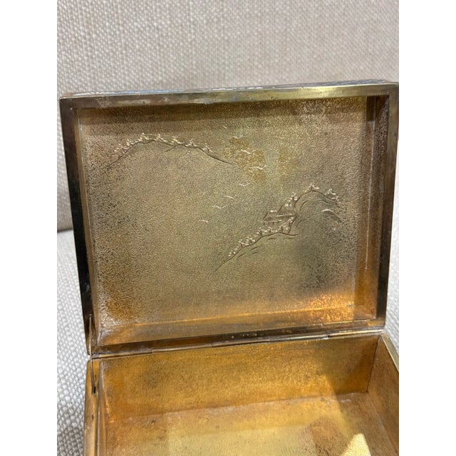 Japanese Cloisonne Enamel Dragon Trinket Box Attributed to Inaba Meiji Period For Sale - Image 4 of 12