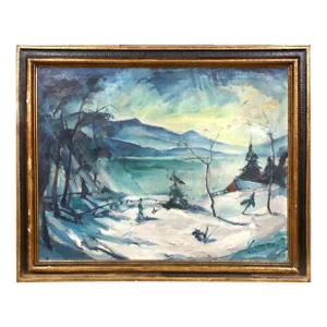 Wolf Rohricht, German Landscape, Oil Painting