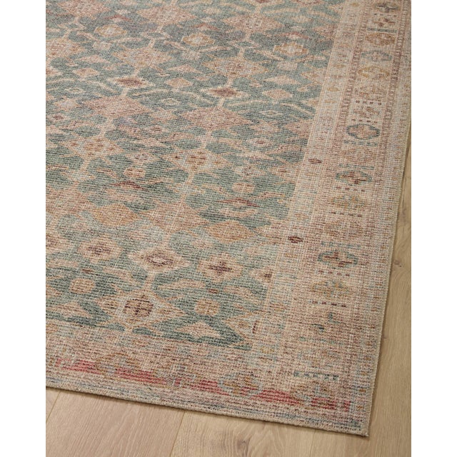 Textile Angela Rose x Loloi Aubrey Rug Aqua / Sand 8'-3" x 11'-3" Area Rug For Sale - Image 7 of 8