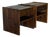 Oak Nightstands Side Tables Set of 2 Rustic Brutalist Vintage Mid-Century Modern 1970s For Sale