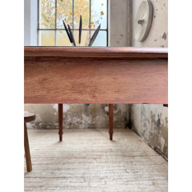 Cherrywood Table with Turned Legs, 1950s For Sale - Image 17 of 18