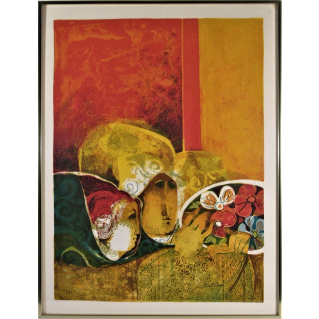 Yellow Alvar Sunol Munoz-Ramos, Untitled II, Circa 1970 For Sale - Image 8 of 8