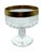 1960s Vintage Annahutte Bleikristall Cut Crystal Champagne Coupes With Brass Collars - Set of 4 For Sale - Image 5 of 6