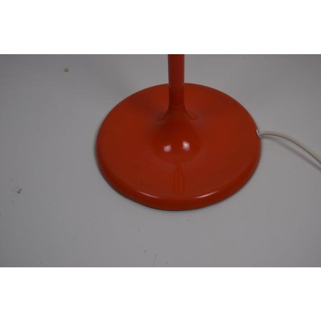 Mid-Century Red and Opaline Glass Floor Lamp by Kaiser, Germany, 1960s For Sale - Image 10 of 13