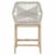 Loom Taupe White Rope Wood Counter Stool by Loomlan For Sale - Image 4 of 6