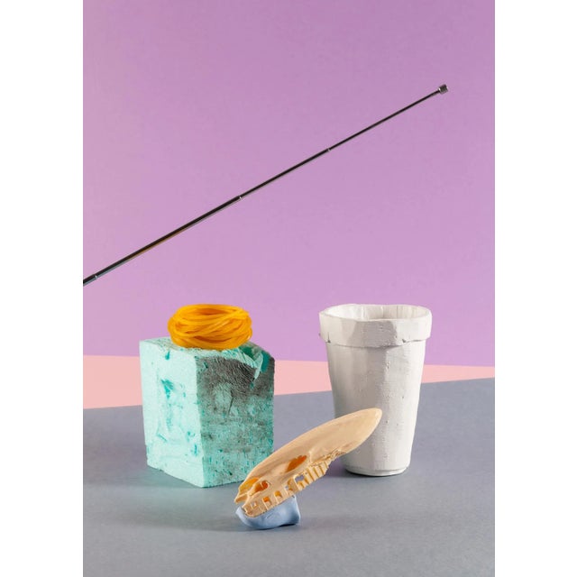 Miami Futuristic Cocktail Lounge N5 / Pastel Palette Limited Edition Print of 3 For Sale