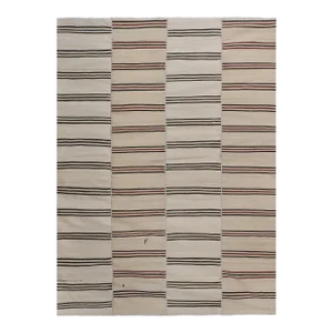 Turkish Organic Hemp Sisal Kilim Rug 9' X 12'3''