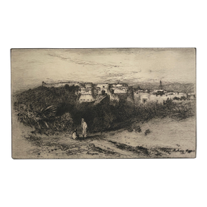 1881 Robert Swain Gifford Tangier Etching
