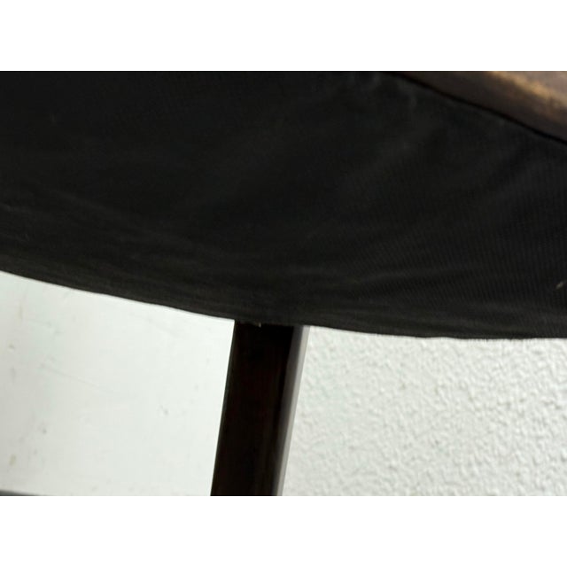 Vintage Wood + Fabric Side Chair For Sale In San Francisco - Image 6 of 12