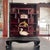 Chinoiserie Vintage Chinoiserie Lacquered Wood Tabletop Display Cabinet / Mini Altar Shelf For Sale - Image 3 of 11