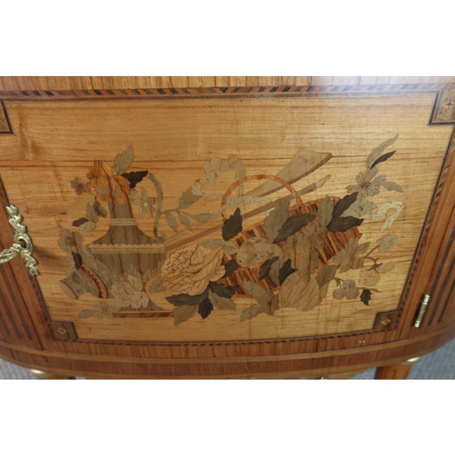 Vintage Half Moon Dresser, 1940s For Sale - Image 13 of 14