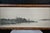 Antique Alfred J Haller Signed Fishing Village Sailboats Harbor Etching 23" For Sale - Image 4 of 12