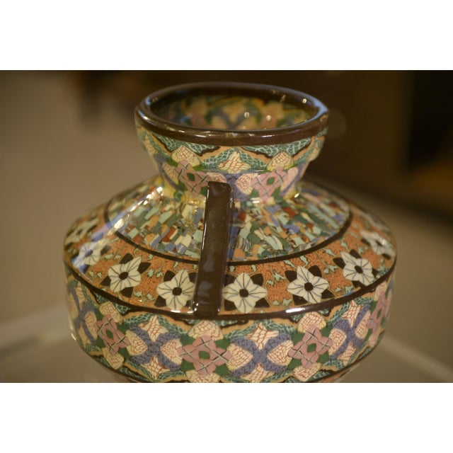 Ceramic Ceramic Vase by Jean Gerbino for Vallauris, 1940s For Sale - Image 7 of 11