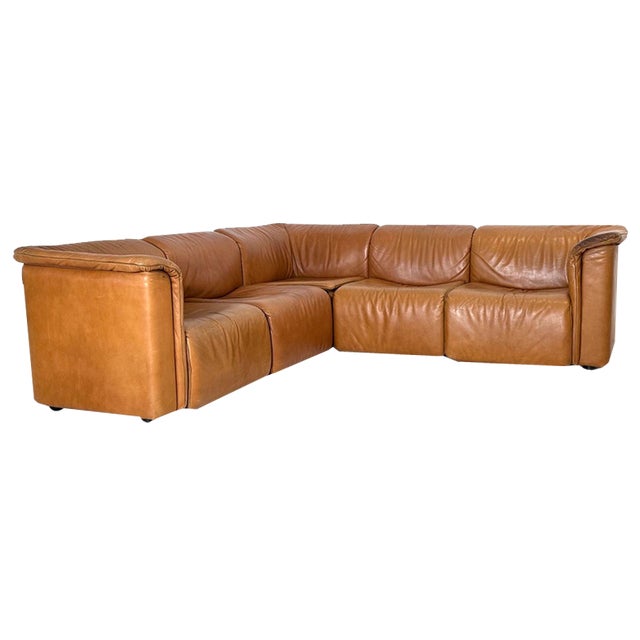 Modular Leather Sofa from Wittmann, Set of 5 For Sale