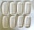 Ceramic 1960s Set of 8 Ceramic Asparagus Dishes by Taste Setter For Sale - Image 7 of 7