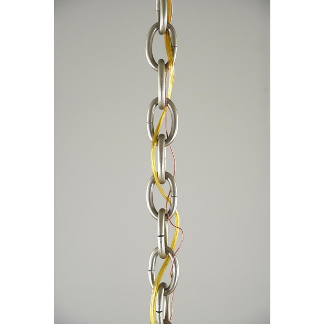 Mid 20th Century Gothic Nickel Plated Bronze Chandelier For Sale - Image 16 of 16