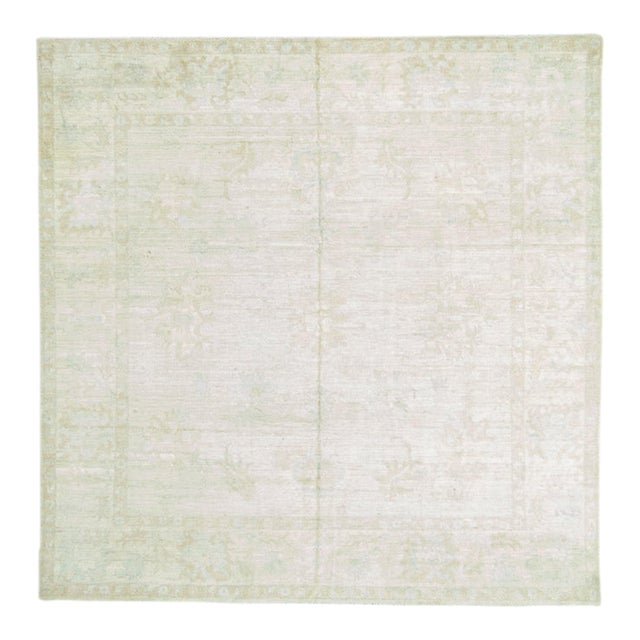 Oushak Square Rug 8' x 8'1" For Sale