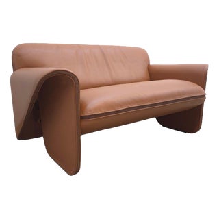 DS-125 2-Seater Sofa in Leather by Gerd Lange for de Sede For Sale