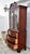 Vintage Chippendale Style Mahogany China Cabinet Hutch Serpentine Swan Neck For Sale - Image 14 of 15