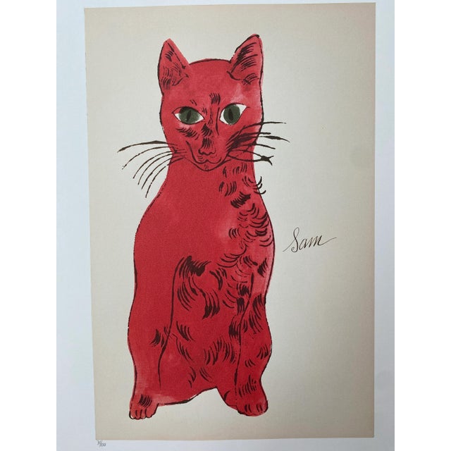 Mid-Century Modern After Andy Warhol, Sam , 1980s, Lithograph For Sale - Image 3 of 8