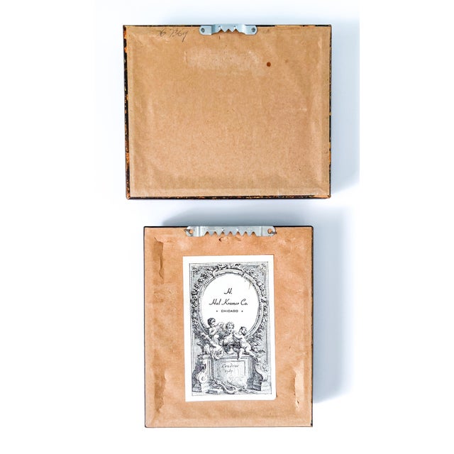 Pair of Framed Classical Cameo Reliefs by Hal Kramer Co. – Neoclassical / Grandmillennial For Sale - Image 9 of 11