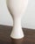 White Sculptural and Plaster Vase by Grillo Demo For Sale - Image 5 of 8