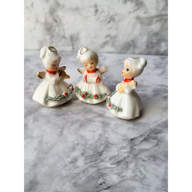 Mid-Century Modern Vintage Napco Miniature Angels Bone China For Sale - Image 3 of 13