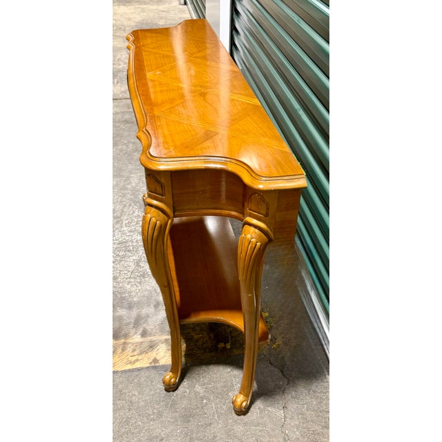 Louis XV French Provincial Console Table For Sale - Image 11 of 11