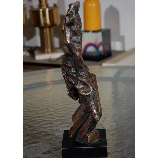 Bronze Baruch Saktsier Bronze Signed and Numbered 4/9 For Sale - Image 8 of 9