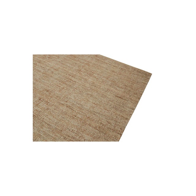 Rug & Kilim’s Contemporary Jute Kilim in Beige-Brown -12'x16' For Sale In New York - Image 6 of 7