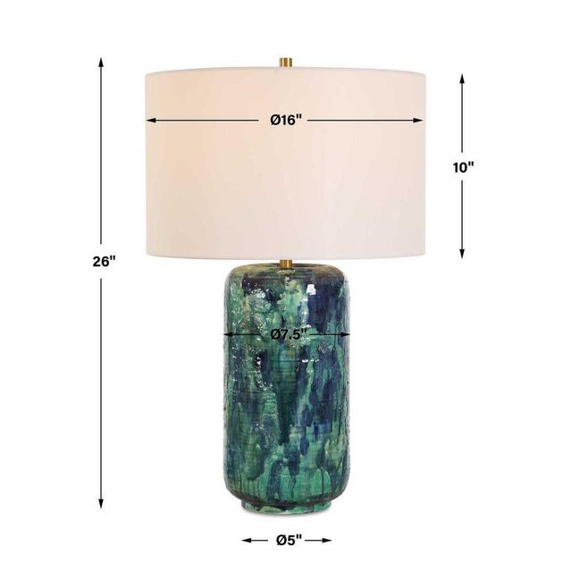Blue Out Of The Blue Table Lamp For Sale - Image 8 of 8