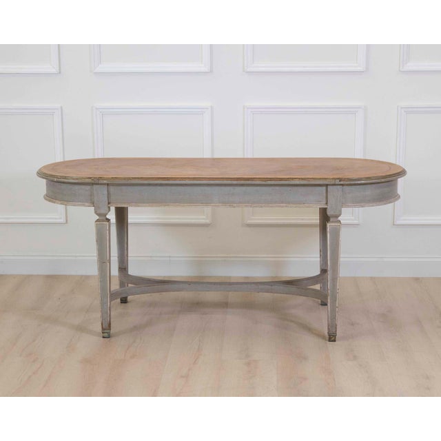 Wood French 20th Century Painted Cutting Table For Sale - Image 7 of 8