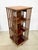 Tan Mahogany and Brass Rotating Bookcase from G. Borgeaud, 1900 For Sale - Image 8 of 16