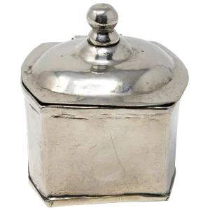 Vintage Sterling Silver Handcrafted Tea Caddy